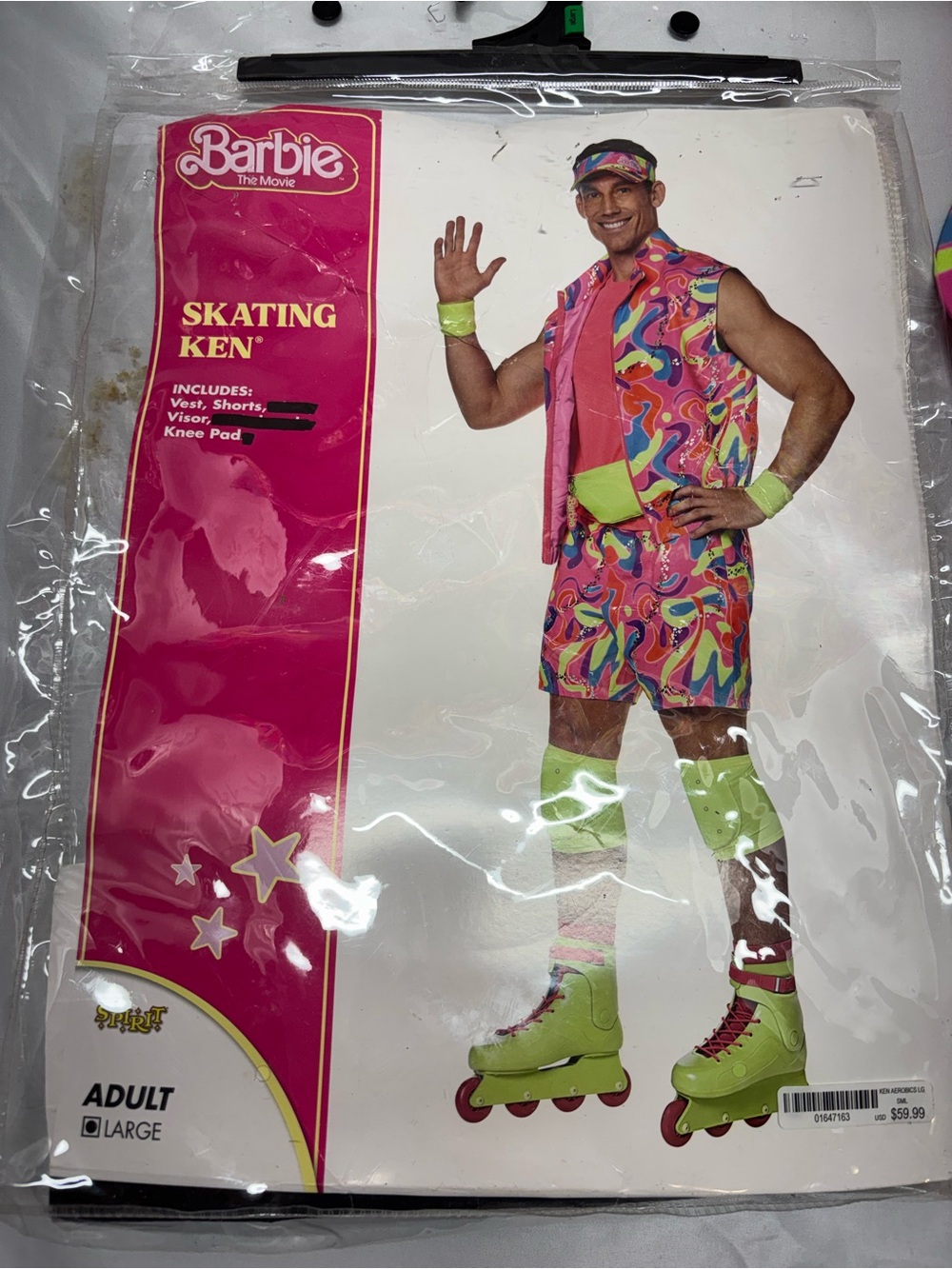 Barbie Costume Barbie The Movie Halloween Spirit Skating Mens Sz L Ken Costume*